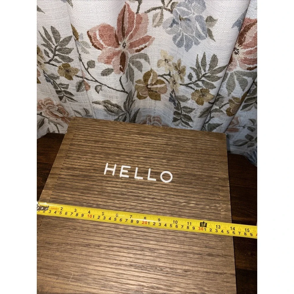 14 X 14 Wooden Letter Board With Letters From Target